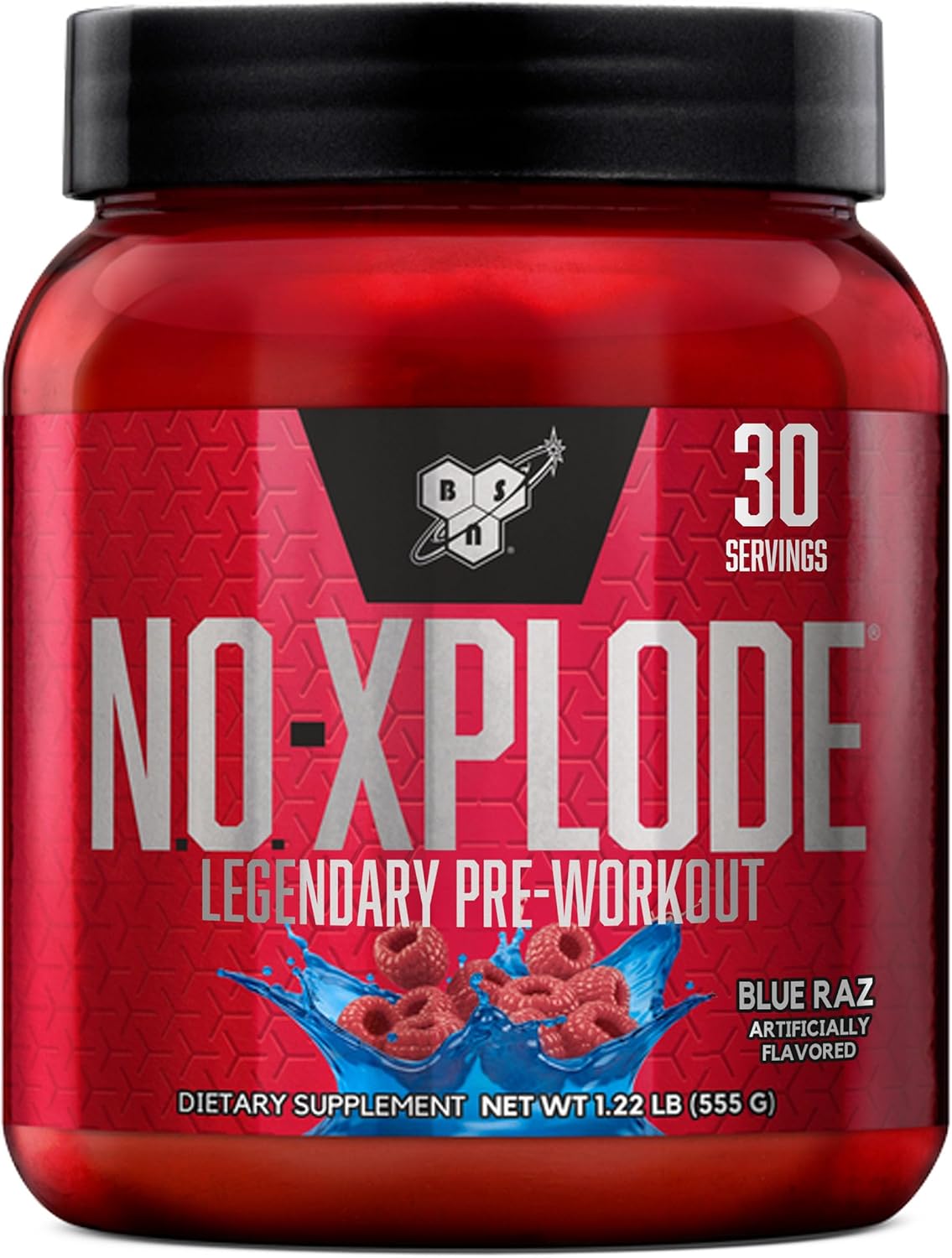 BSN N.O.-XPLODE Pre Workout Powder, Energy Supplement for Men and Women with Creatine and Beta-Alanine