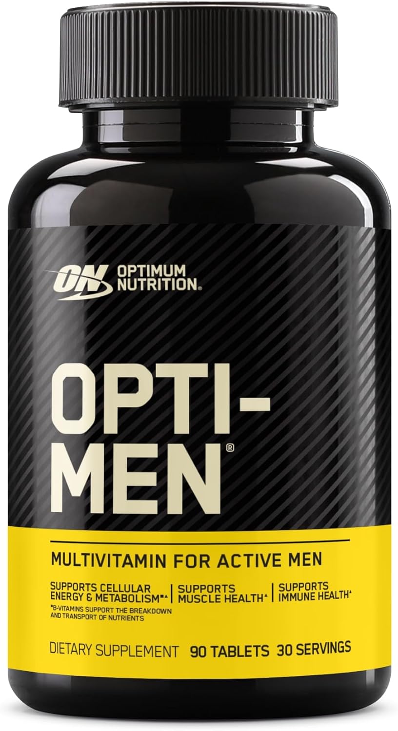 Optimum Nutrition Opti-Men, Vitamin C, Zinc and Vitamin D, E, B12 for Immune Support Mens Daily Multivitamin Supplement — image 1