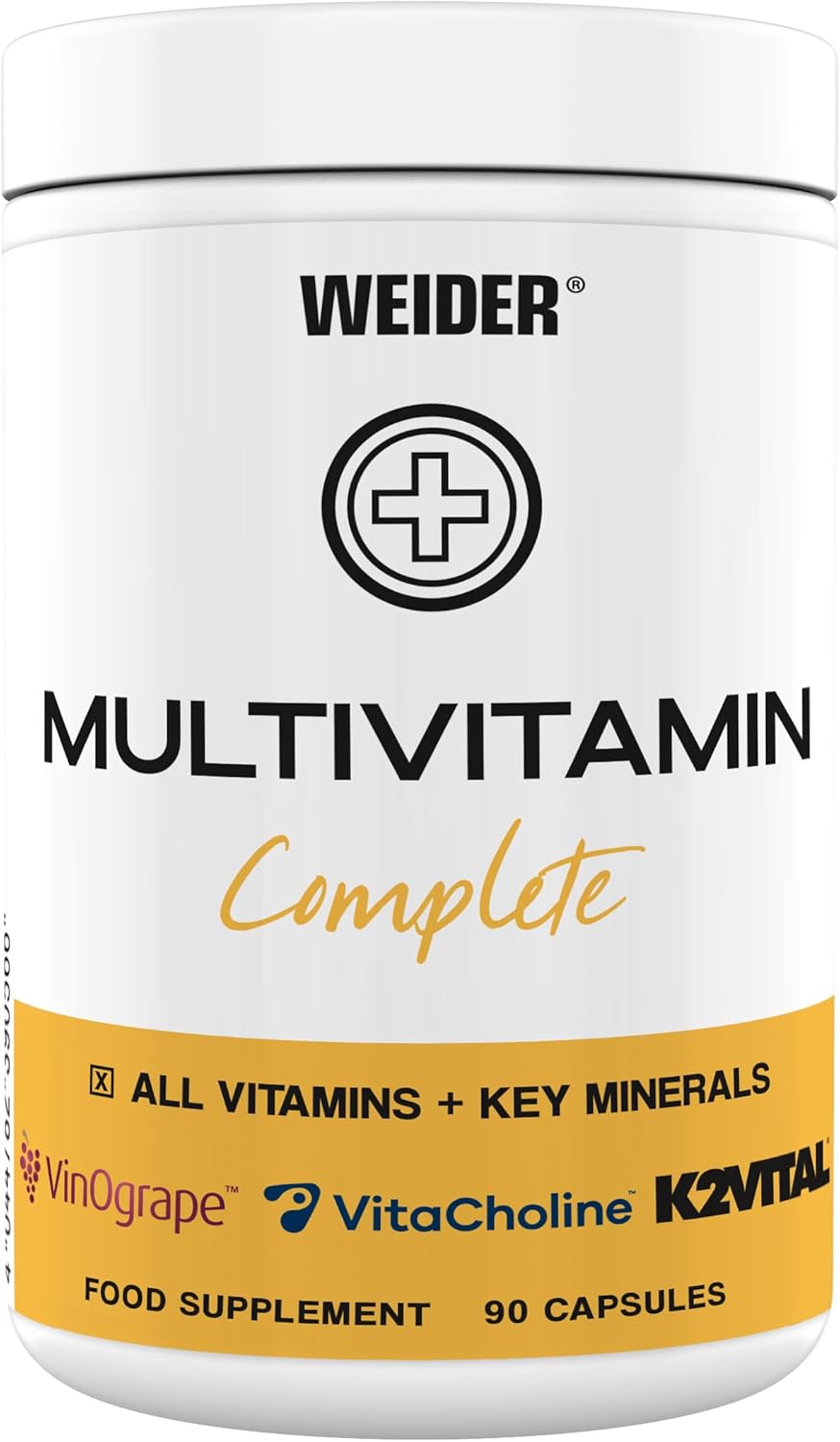 Weider - Multivitamin Complete - 13 Vitamins, Minerals and Plant Extracts - With Vitamin D3, Vitamin C - Strengthen Immune System — image 1