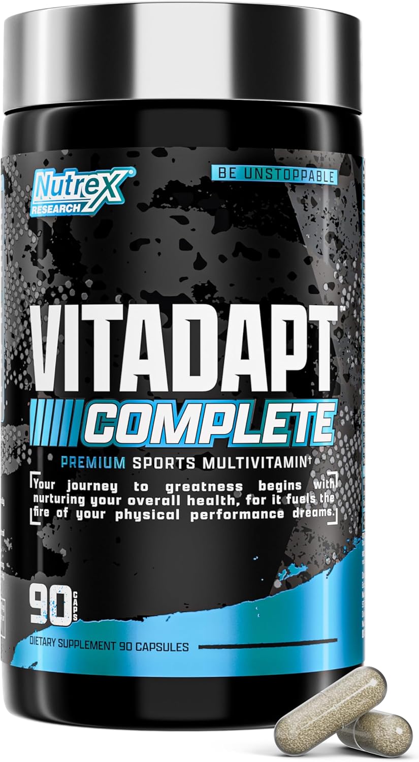 Nutrex Research Vitadapt Complete Sports Multivitamin - 24 Vitamins, KSM-66 Ashwagandha and Minerals for Athletes