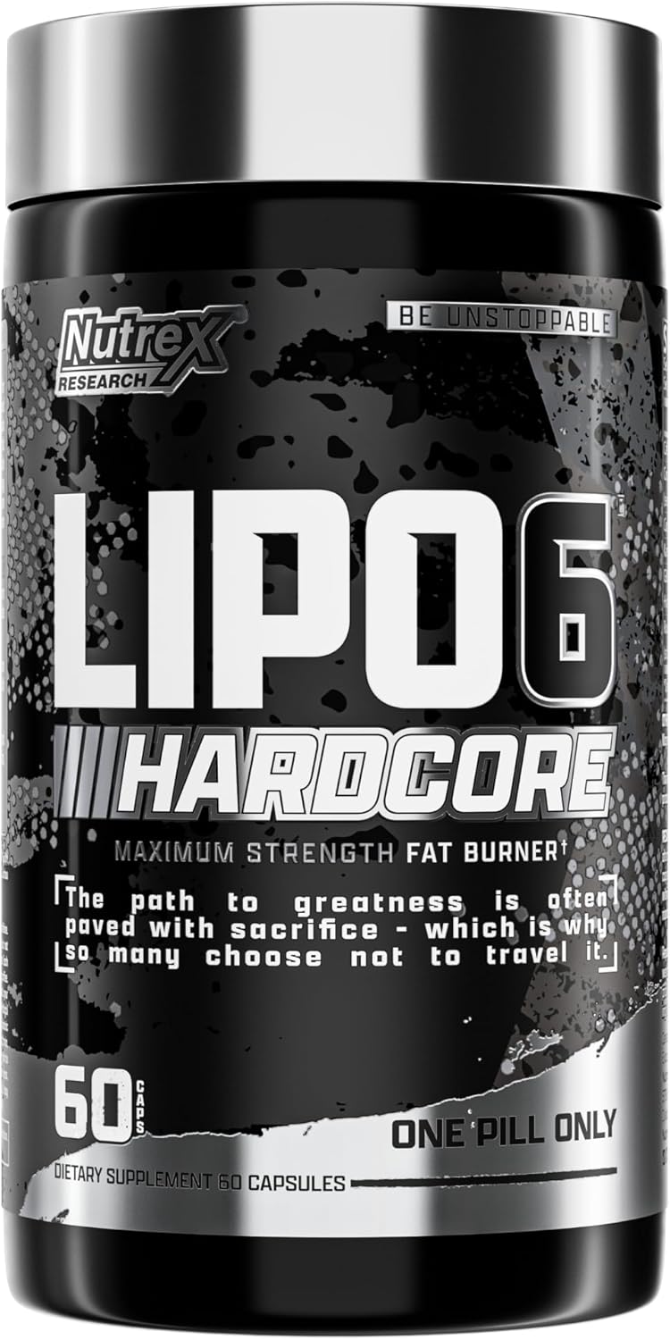 Nutrex Research Lipo-6 Hardcore Supplement, Supports Metabolism & Energy, Dietary Capsules — image 1