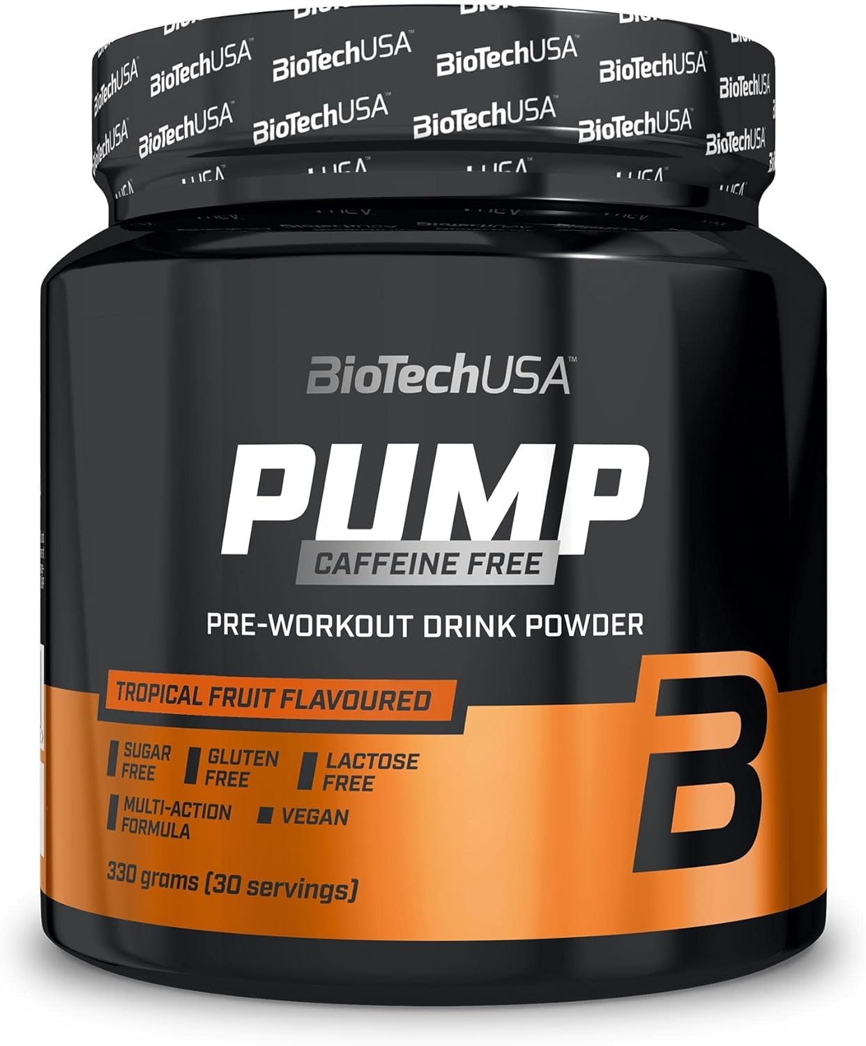 BioTechUSA Pump Caffeine Free | Energy, Focus & Immune Support | 19 Active Ingredients | Pre-Workout Drink Powder — image 1