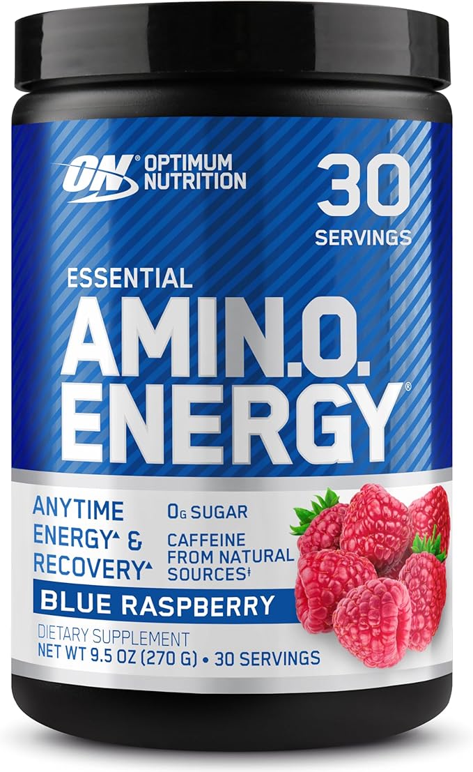 Optimum Nutrition Amino Energy - Pre Workout with Green Tea, BCAA, Amino Acids, Keto Friendly, Green Coffee Extract, Energy Powder